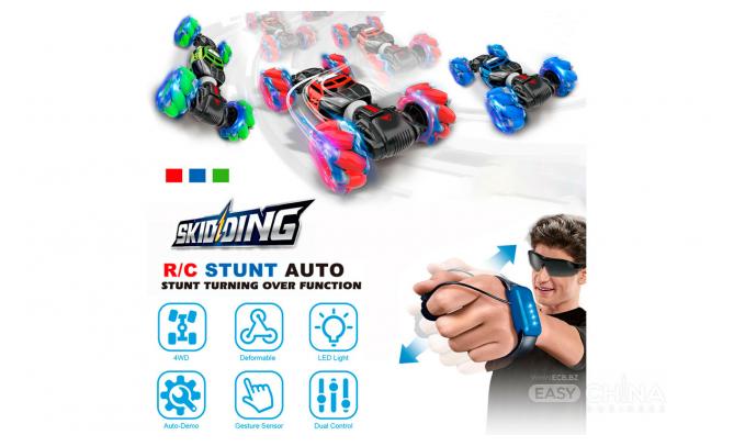 Машинка перевертыш Hyper Skidding Stunt с управлением жестами Машинка перевертыш Hyper Skidding Stunt с управлением жестами